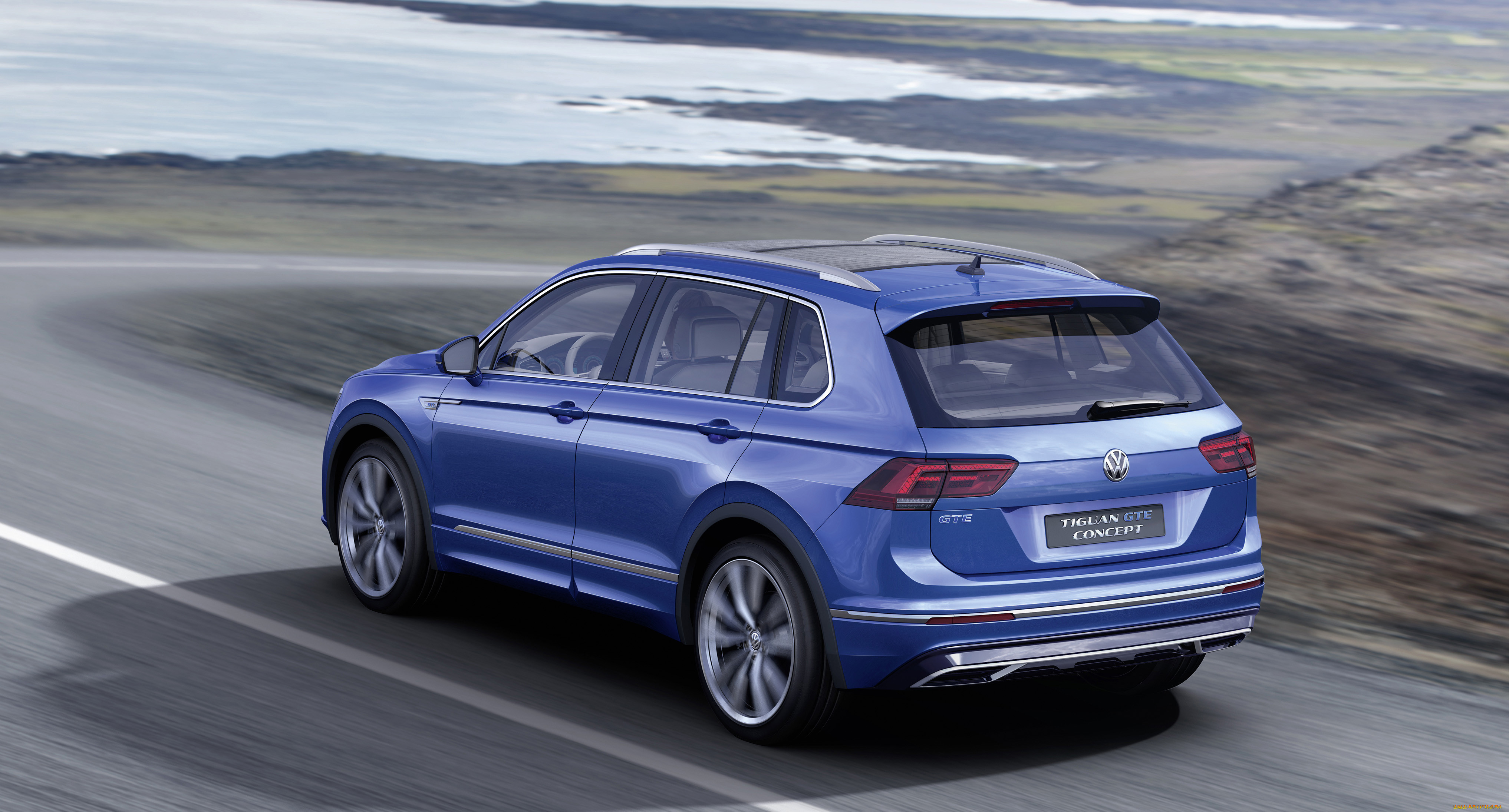 , volkswagen, tiguan, gte, concept, 2015